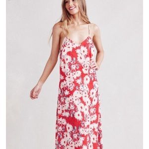 Paper Crown Red Floral Dress